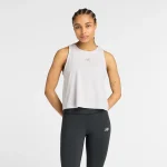 NEW BALANCE CAMISETA SIN MANGAS WOMENS DRAPEY TANK NEGRO