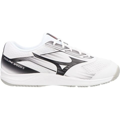 mizuno-cyclone-speed-5-white-black MIZUNO INDOOR VOLEIBOL CYCLONE SPEED 5 BLANCO - Imagen 1