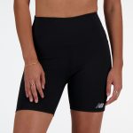 NEW BALANCE SHORT 6 PULGADAS WOMENS HARMONY HIGH RISE NEGRO